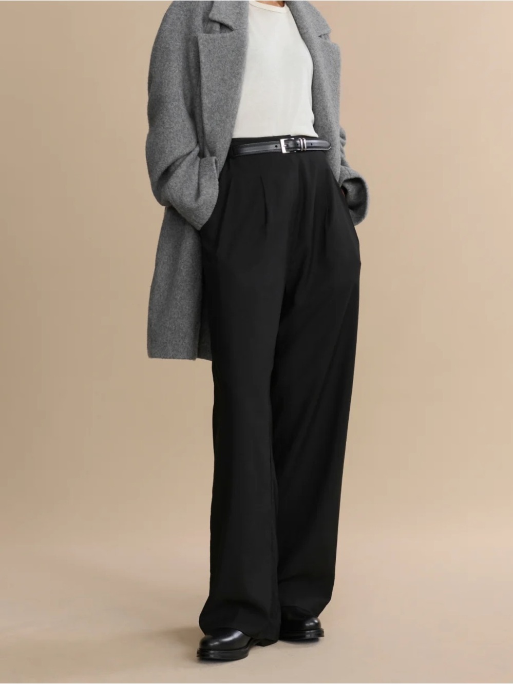 Jenni Kayne Pleated Loose Jones Wide Leg Trousers